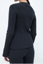 Rib-knit Top