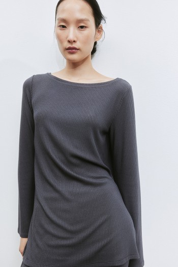 Boat-Neck Sweater