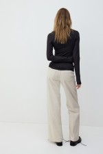 Low-waist Twill Pants