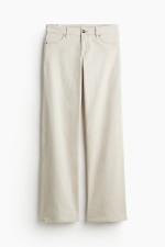 Low-waist Twill Pants