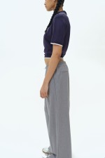 Wide-cut Pull-on Pants