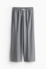 Wide-cut Pull-on Pants