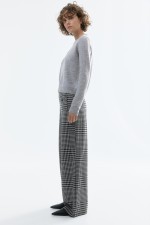 Wide-Leg Jersey Pants