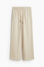 Wide-cut Pull-on Pants